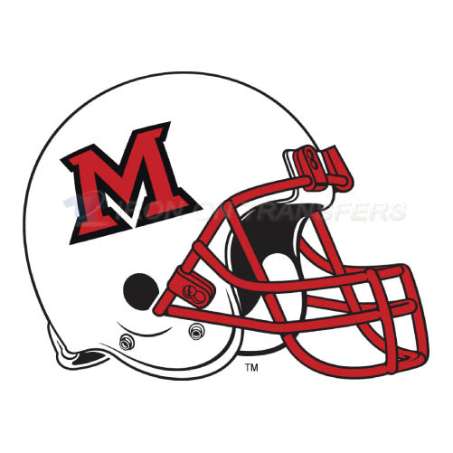 Miami Ohio Redhawks Logo T-shirts Iron On Transfers N5054 - Click Image to Close